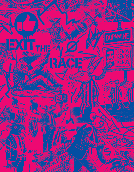 "Exit The Race" Collage Print (Limited)